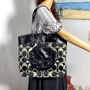 Coach purse/tote- large